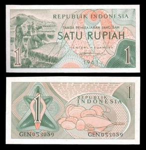 Indonesia 1 Rupiah 1961 P78 UNC - Picture 1 of 1