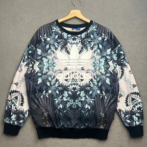 ADIDAS FARM RIO Sweatshirt UK 12 M Florera Floral Originals AOP Superstar Tref - Picture 1 of 12