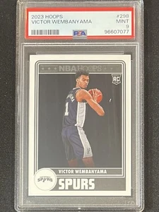 2023 Panini NBA Hoops Victor Wembanyama Rookie #298 PSA MINT 9!! - Picture 1 of 2