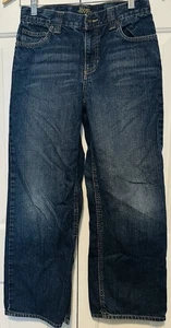VTG 90's Old Navy Jeans Size 114 (27x26) Baggy Blue Straight Loose Denim L1005 - Picture 1 of 10
