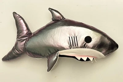 Sombrero de Tiburón Espíritu Tienda de Halloween OS Disfraz para Adulto Fiesta Relleno Plata Suave  Foto 1 de 4