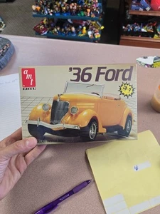 AMT/ERTL 1936 Ford 1:25 New In Box! Scale Model Car Kit 6591 New Factory Sealed - Picture 1 of 11