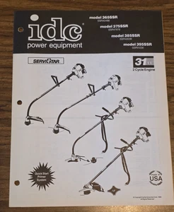 ServiStar IDC Ryan Master Parts Manual 31cc Gas Powered Trimmer 6 Pgs Dated 4/89 - Picture 1 of 3