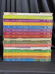 Golden Book Encyclopedia 1959 Vol 1-16 Complete Set Vintage Simon & Schuster (M) - Picture 1 of 23