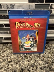 Who Framed Roger Rabbit 25th Anniversary Edition Two-Disc Blu-ray/DVD Combo) VG - Picture 1 of 3