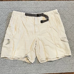 Pantalones Cortos Columbia Cargo Para Hombres 40 Tostados Cinturón Senderismo Aire Libre Bolsillos Utilitarios - Imagen 1 de 12