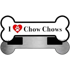 Love Chow Chow 3,5"x9" Knochenmagnet Kühlschrank Kühlschrank Küche für Haustür - Bild 1 von 1