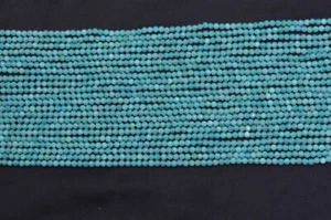 2-3MM AAA++ Natural Azul Amazonita Micro Facetado Forma Redonda Cuentas de Pi... - Imagen 1 de 9