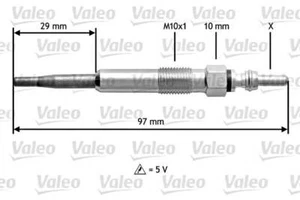 NEW Diesel Glow Plug Fits VW Golf SEAT SKODA AUDI Caddy III Crafter 30-35 30-50 - Picture 1 of 2