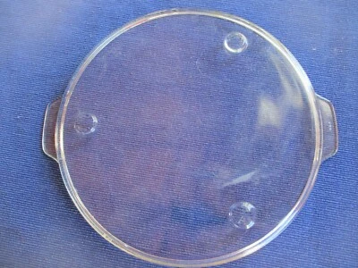 Plateau ancien en verre pyrex 25 cm - Photo 1/4