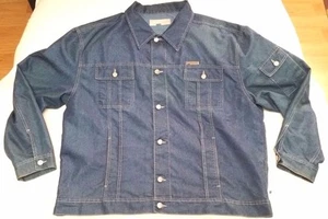 Ice Jeans Iceberg Indigo Jacke Herren Gr. 54/2XL Made in Italy Hip-Hop 90er - Bild 1 von 12