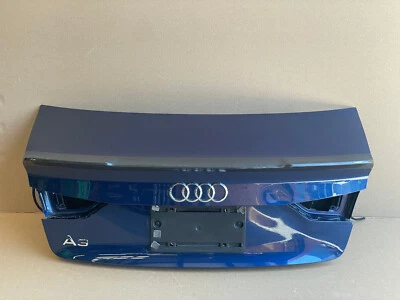 Audi A3 2015 2016 maletero trasero tapa cubierta panel carcasa azul 1438 OEM Foto 1 de 4