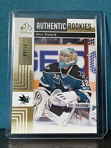 2011-12 SP Game Used Edition Authentic Rookies Gold /50 Alex Stalock #107 - Picture 1 of 2