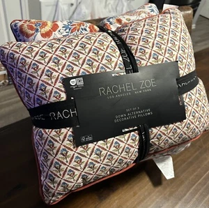 Rachel Zoe Down Alternative Decorative Pillows Set of 3 New 14”x 20” - Picture 1 of 4