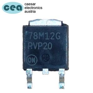 78M12 Spannungsregler linear 12V 500mA 0,5A DPAK SMD 7812 [1~100 Stück/piece] - Bild 1 von 5
