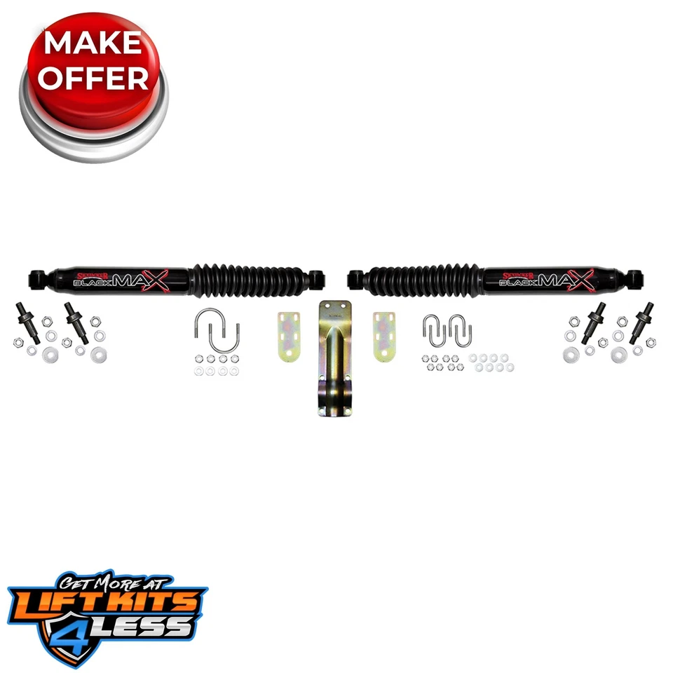 Estabilizador de dirección doble delantero Skyjacker 8220 negro Max para GMC Jimmy 1969-1991 Foto 1 de 2