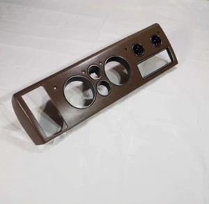 1978-1988 Chevy GMC G10 G20 G30 Van Dash Cluster Bezel Trim Panel BROWN OEM - Picture 1 of 10