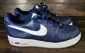 Men Size 13 Nike Air Force 1 '07 AN20 Low Midnight Navy - Picture 1 of 5