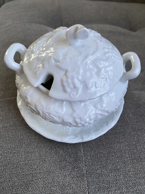 Basic Porcelana Home Essentials белый виноград лоза покрытый диафрагмой БЕЗ ковша извините - Изображение 1 из 3