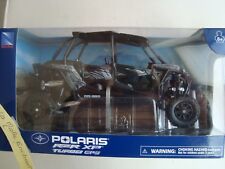 Polaris RZR XP Turbo EPS Quad ATV Noir Échelle 1 18 de NewRay
