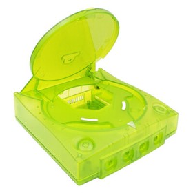 Replacement Casing / Shell / Case for Sega Dreamcast Console - Transparent Green