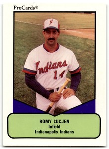 1990 ProCards AAA Romy Cucjen Indianapolis Indians #572