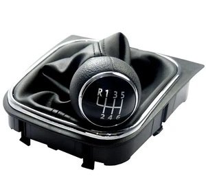 Schaltsack Schaltmanschette Schaltknauf für VW EOS Golf 5 V 6 VI Jetta + Rahmen - Picture 1 of 9