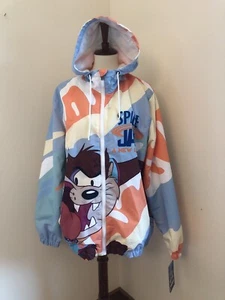 Members Only Space Jam Looney Tunes Windbreaker Size XL - New with Tags - Picture 1 of 20