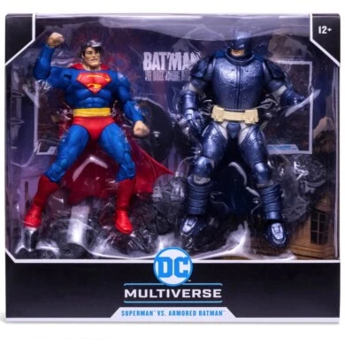 麦克法兰玩具 DC Multiverse 超人与装甲蝙蝠侠 2 包 7 英寸可动人偶 — 第 1/4 张图片