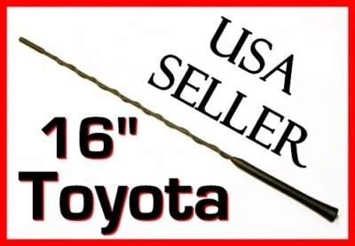 16" ANTENNA MAST - Fits: Toyota Corolla/Matrix/Prius/Matrix/Yaris - Lexus IS300 - Image 1 of 4