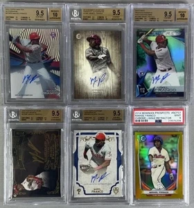 🔥Maikel Franco Autographed Card Lot - 6 9.5 Graded Cards PSA BECKETT - Picture 1 of 7