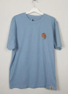 Carhartt Mens Diagram C printed Blue Short Sleeve jersey t shirt size S - 2XL - Picture 1 of 12