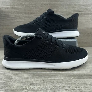 Kizik Lima Hands Free Slip On Shoes Mens 10.5 Athletic Sneakers Black/ White - Picture 1 of 9