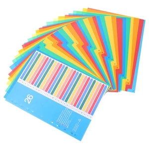 38 Pcs Folder Separator Binder Index Dividers File Cabinet Notebook - Picture 1 of 12