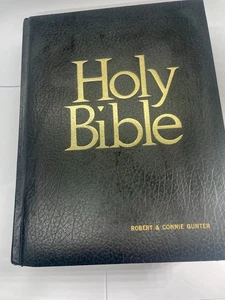 Holman Bible Holman Black Faux Leather Cover Couples Name Family Tree Vtg 1971 - Picture 1 of 11