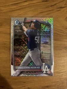 2025 Bowman Chrome Mega Ching-Hsien Ko Mojo Refractor BCP-224 Dodgers - Picture 1 of 2