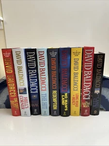 Lot of 9 David Baldacci Hardcover Thriller Crime Suspense Novels 8 1st Editions - Bild 1 von 24