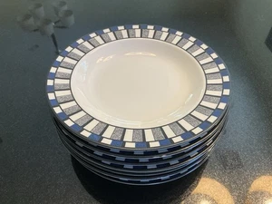 Eight Tognana Athena Salad / Soup Bowls 8-7/8” Made In Italy, Excellent - Picture 1 of 5