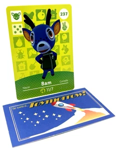 Animal Crossing Nintendo Amiibo - BAM #237 - Serie 3 Original Karte - Bild 1 von 1