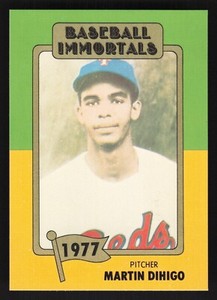 1980-87 SSPC HOF 1st Printing Martin Dihigo #159 - Havana Reds