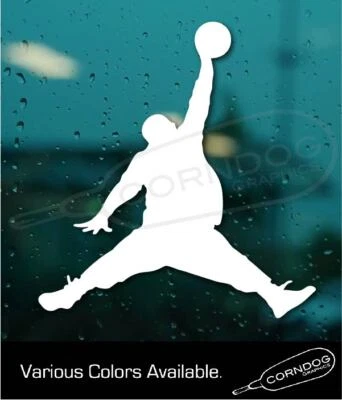 Fat Jordan VINILO PEGATINA CALCOMANÍA BALONCESTO Dunk fly Foto 1 de 4