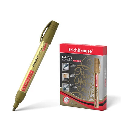 Permanent Marker Gold PT-350 wasserfest 1,5 - 2,5mm 1 Stück Marker Stifte - Bild 1 von 4