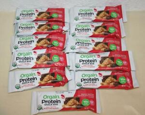 ORGAIN Protein Snack Bar Peanut Butter Chocolate Chunk Lot of 11 BB: 05/11/22