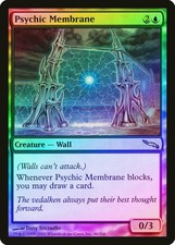 Psychic Membrane FOIL Mirrodin NM Blue Uncommon MAGIC GATHERING CARD ABUGames