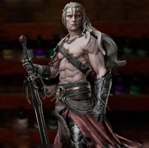 1/4 Resin Model H/47cm Elric of Melnibone 3D Printed Model Unassembled Unpainted - Picture 1 of 6