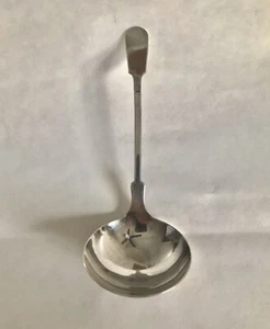 Vintage Baily, Banks & Biddle Co. Fine Silver Plate 9" Soup Ladle, Curved Handle - Picture 1 of 8
