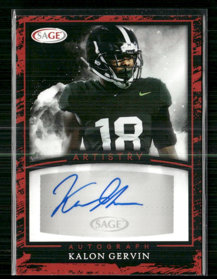 Kalon Gervin 2022 Sage Artistry Auto - Image 1 of 2