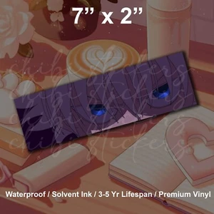 Calcomanía adhesiva de vinilo impermeable Killua Slap Bumper ojos anime peeker - Imagen 1 de 2