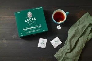 Lacas Coffee Company Hot Brew Tea Bags Decaffeinated - Picture 1 of 3