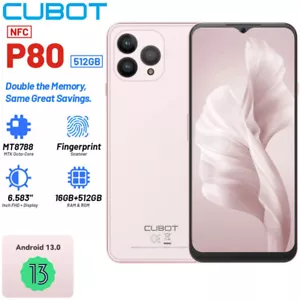 Smartphone Desbloqueado Cubot P80 4G LTE Android NFC Móvil 48MP Ocho Núcleos 16+512GB - Imagen 1 de 15